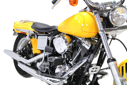 V-Twin Chrome Wyatt Gatling Air Cleaner Assembly for Harley Davidson FXST (1993-2002)
