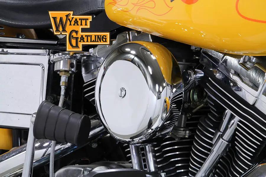 V-Twin Chrome Wyatt Gatling Air Cleaner Assembly for Harley Davidson FXST by V-Twin