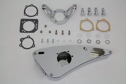 V-Twin Chrome Wyatt Gatling Air Cleaner Assembly for Harley Davidson FXST (1993-2002) by V-Twin