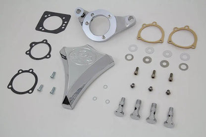 V-Twin Chrome Wyatt Gatling Air Cleaner Assembly for Harley Davidson FXST (1993-2002) by V-Twin