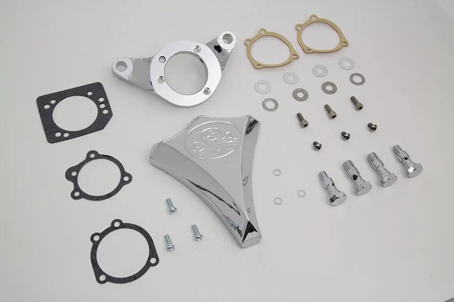 V-Twin Chrome Wyatt Gatling Air Cleaner Assembly for Harley Davidson FXST (1993-2002) by V-Twin