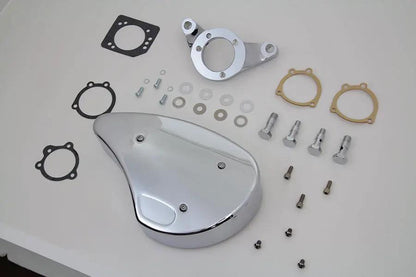 V-Twin Chrome Wyatt Gatling Air Cleaner Assembly for Harley Davidson FXST (1993-2002) by V-Twin