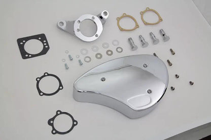 V-Twin Chrome Wyatt Gatling Air Cleaner Assembly for Harley Davidson FXST (1993-2002) by V-Twin