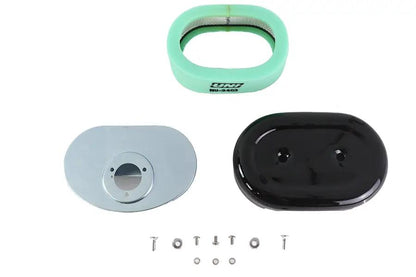 Wyatt Gatling Oval Air Cleaner Assembly Black for Harley Davidson FL 1972-1981 by Wyatt Gatling