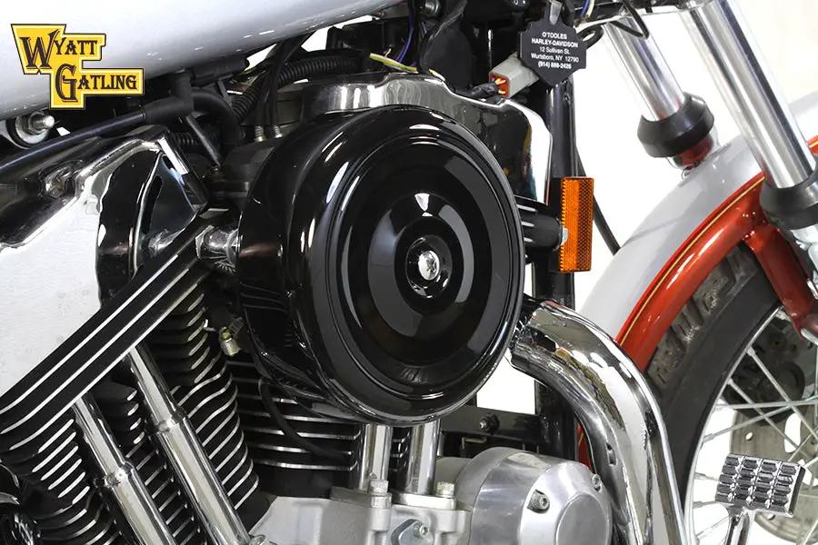 V-Twin Black Wyatt Gatling Air Cleaner Assembly for Harley Davidson XL 1991-2000 by V-Twin