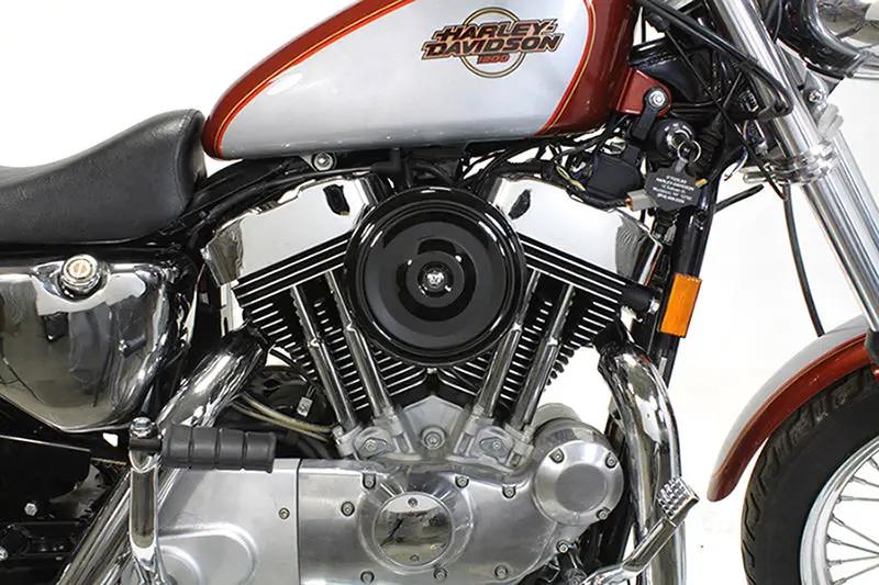 V-Twin Black Wyatt Gatling Air Cleaner Assembly for Harley Davidson XL 1991-2000 by V-Twin