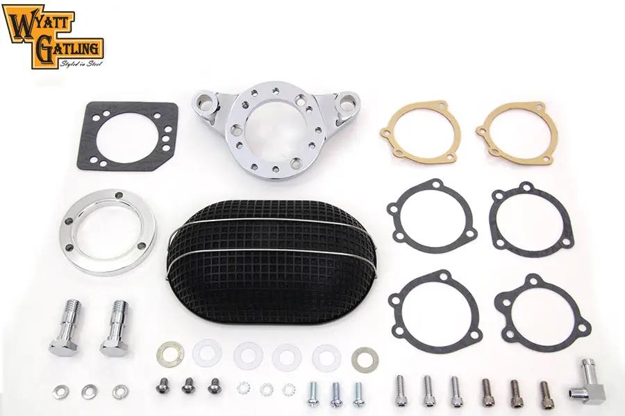 V-Twin Black Wyatt Gatling Air Cleaner Assembly for Harley Davidson XL 1991-2000 by V-Twin