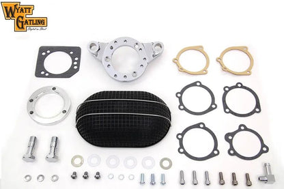 V-Twin Black Wyatt Gatling Air Cleaner Assembly for Harley Davidson XL 1991-2000 by V-Twin