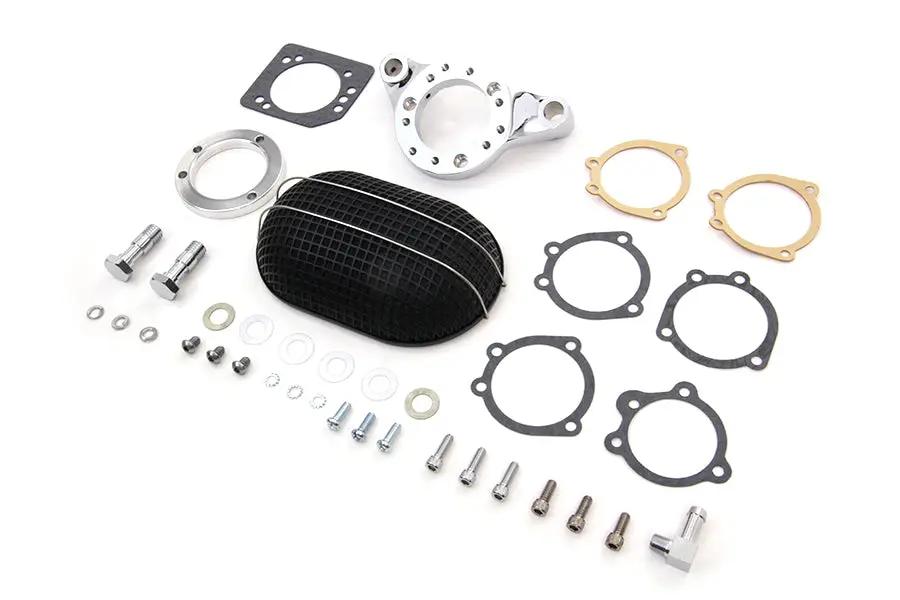 V-Twin Black Wyatt Gatling Air Cleaner Assembly for Harley Davidson XL 1991-2000 by V-Twin