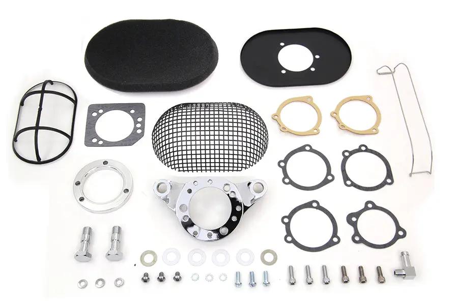 V-Twin Black Wyatt Gatling Air Cleaner Assembly for Harley Davidson XL 1991-2000 by V-Twin