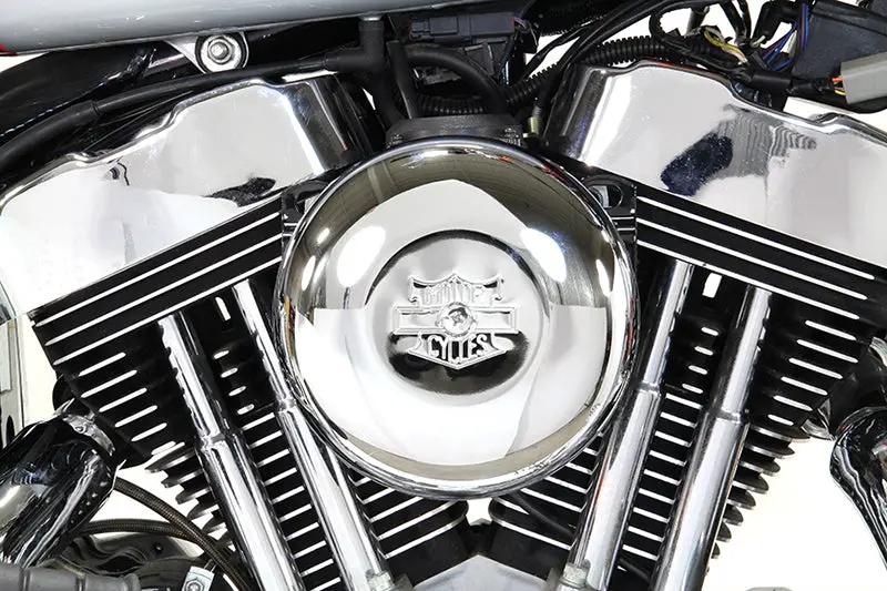 V-Twin Chrome Wyatt Gatling Air Cleaner Assembly for Harley Davidson XL 1991-2000 by V-Twin