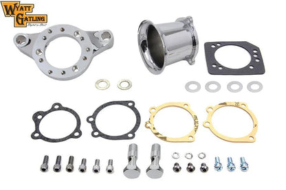V-Twin Chrome Wyatt Gatling Velocity Stack Assembly for Harley Davidson XL (1991-2000) by V-Twin