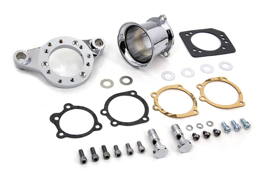 V-Twin Chrome Wyatt Gatling Velocity Stack Assembly for Harley Davidson XL (1991-2000) by V-Twin