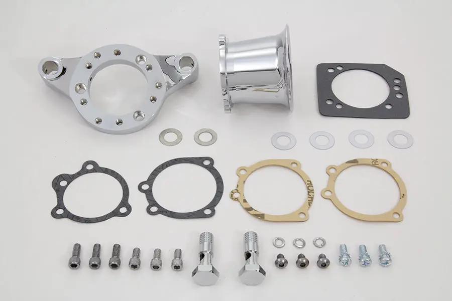V-Twin Chrome Wyatt Gatling Velocity Stack Assembly for Harley Davidson XL (1991-2000) by V-Twin