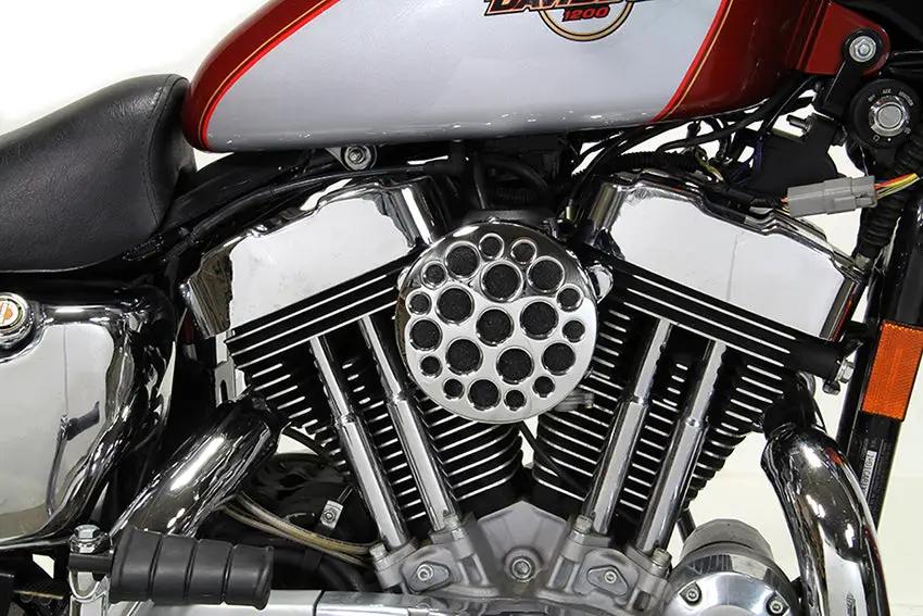 V-Twin Chrome Wyatt Gatling Air Cleaner Assembly for Harley Davidson XL (1991-2000) by V-Twin