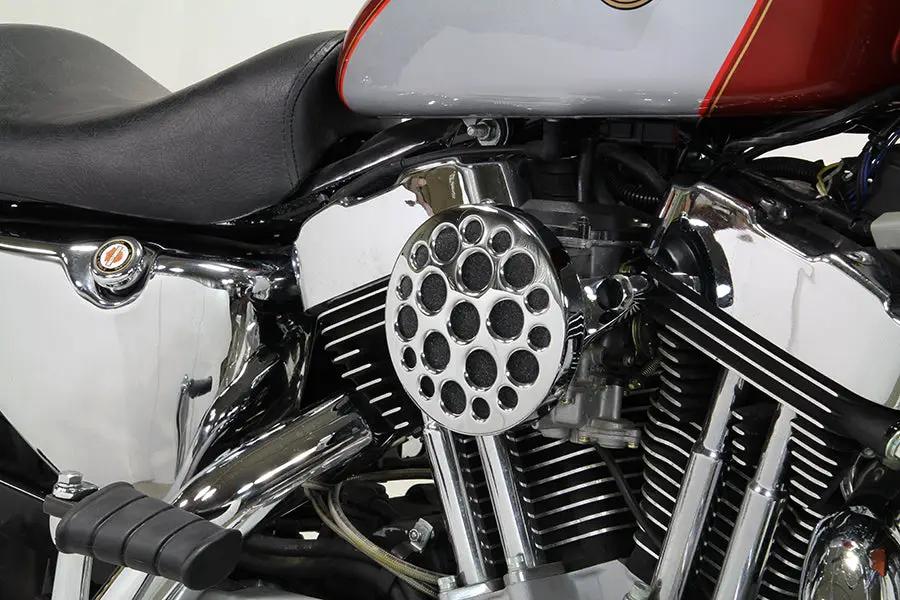 V-Twin Chrome Wyatt Gatling Air Cleaner Assembly for Harley Davidson XL (1991-2000) by V-Twin