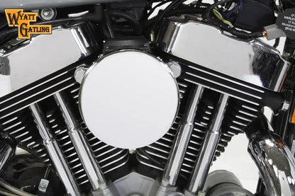 V-Twin Chrome Wyatt Gatling Air Cleaner Assembly for Harley Davidson XL 1991-2000 by V-Twin