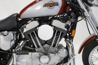 V-Twin Chrome Wyatt Gatling Air Cleaner Assembly for Harley Davidson XL 1991-2000 by V-Twin