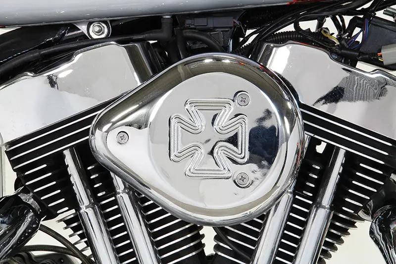 V-Twin Chrome Wyatt Gatling Air Cleaner Assembly for Harley Davidson XL (1991-2000) by V-Twin