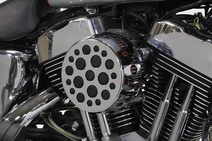 V-Twin Chrome Wyatt Gatling Air Cleaner Assembly for Harley Davidson XL Models by V-Twin
