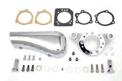 V-Twin Chrome Wyatt Gatling Breather Snoot Assembly for Harley Davidson XL (1991-2000) by V-Twin