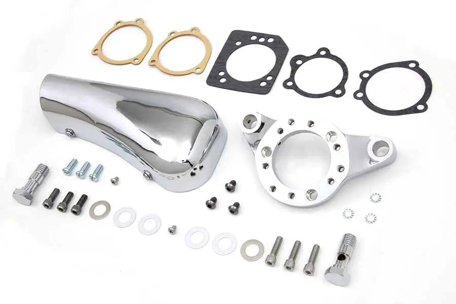 V-Twin Chrome Wyatt Gatling Breather Snoot Assembly for Harley Davidson XL (1991-2000) by V-Twin
