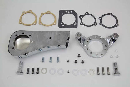 V-Twin Chrome Wyatt Gatling Breather Snoot Assembly for Harley Davidson XL (1991-2000) by V-Twin