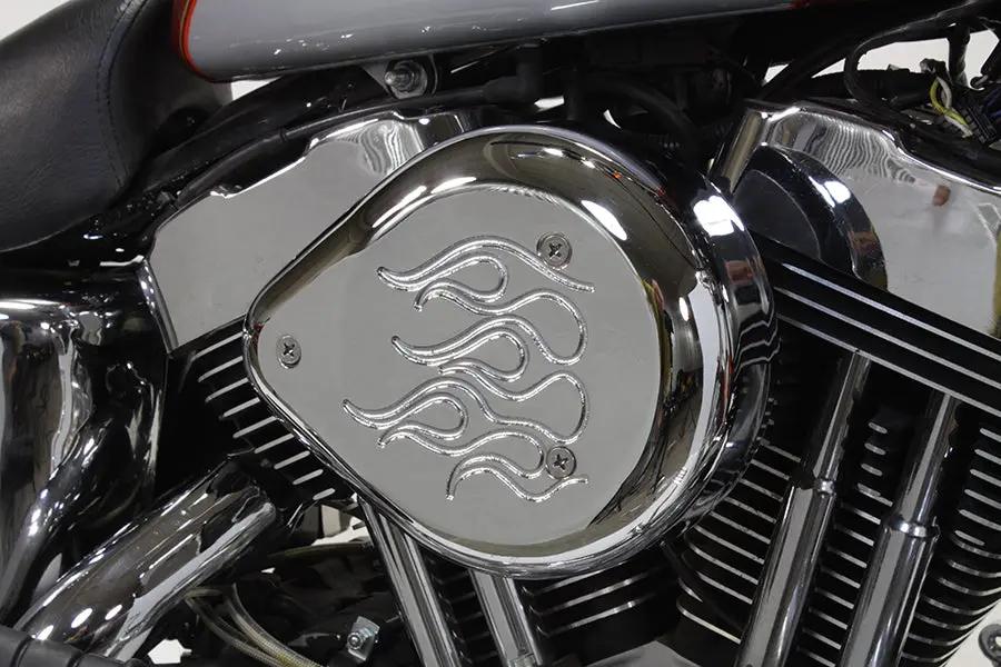 V-Twin Chrome Wyatt Gatling Air Cleaner Assembly for Harley Davidson XL (1991-2000) by V-Twin