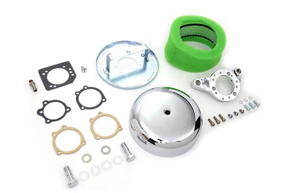 V-Twin Chrome Wyatt Gatling Air Cleaner Assembly for Harley Davidson XL (1991-2000) by V-Twin