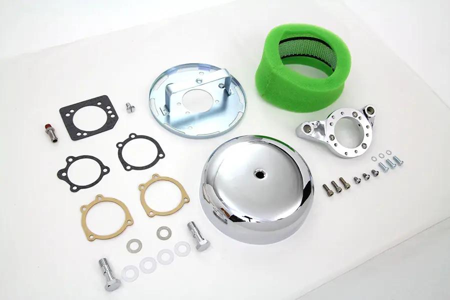 V-Twin Chrome Wyatt Gatling Air Cleaner Assembly for Harley Davidson XL (1991-2000) by V-Twin