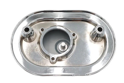 V-Twin M8 Oval Air Cleaner Cover Kit Chrome for Harley Davidson Models by V-Twin