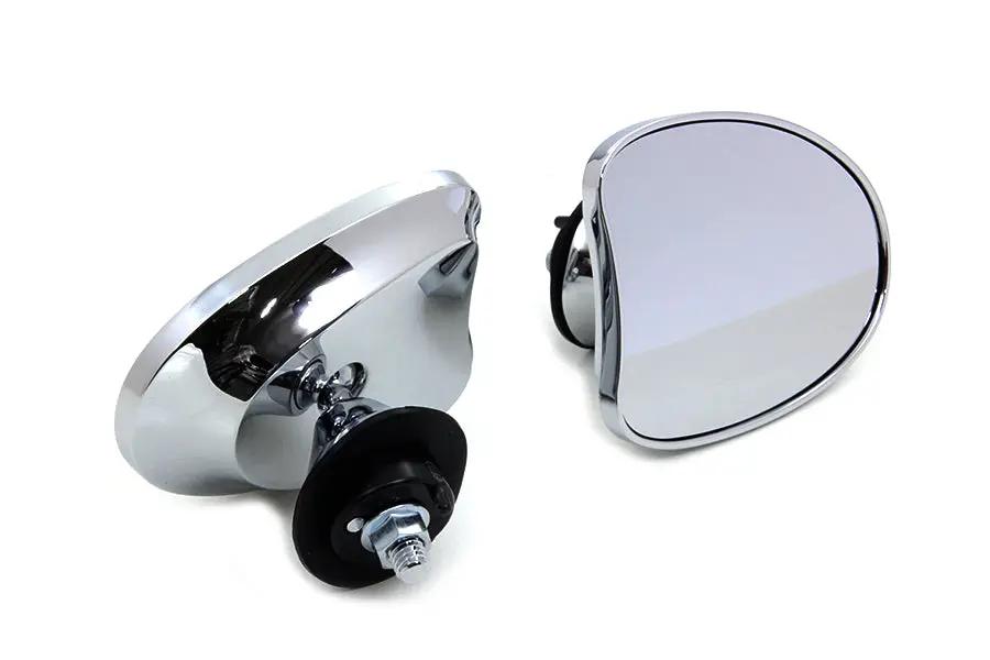 Wyatt Gatling Mini Fairing Mirror Set Chrome Part 77886B4 for Harley Davidson FLT (2014-2023) by Wyatt Gatling