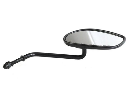 V-Twin Right Hand Long Stems Mirror with Black Finish by V-Twin