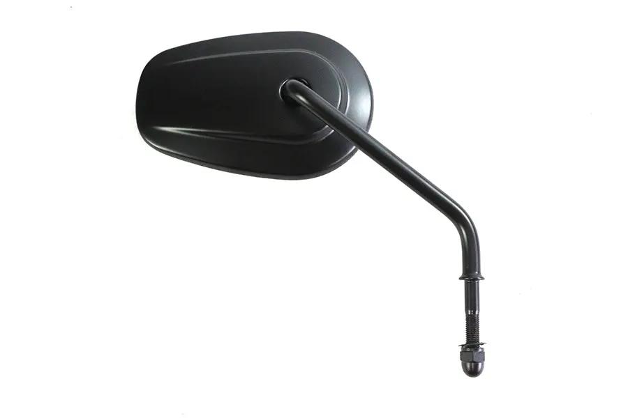 V-Twin Right Hand Long Stems Mirror with Black Finish by V-Twin