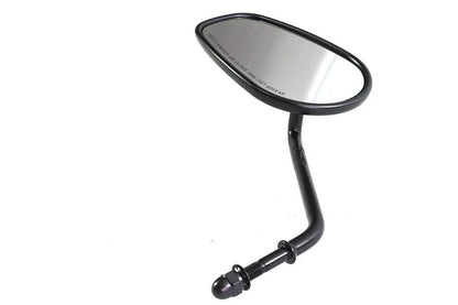 V-Twin Left Hand Long Stems Mirror with Black Finish - Part 34-1772 by V-Twin