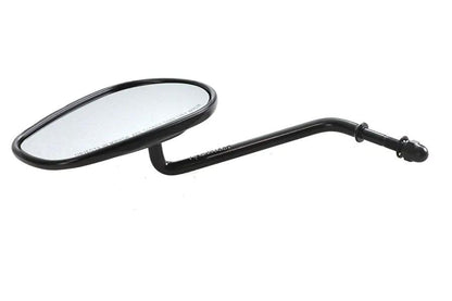 V-Twin Left Hand Long Stems Mirror with Black Finish - Part 34-1772 by V-Twin