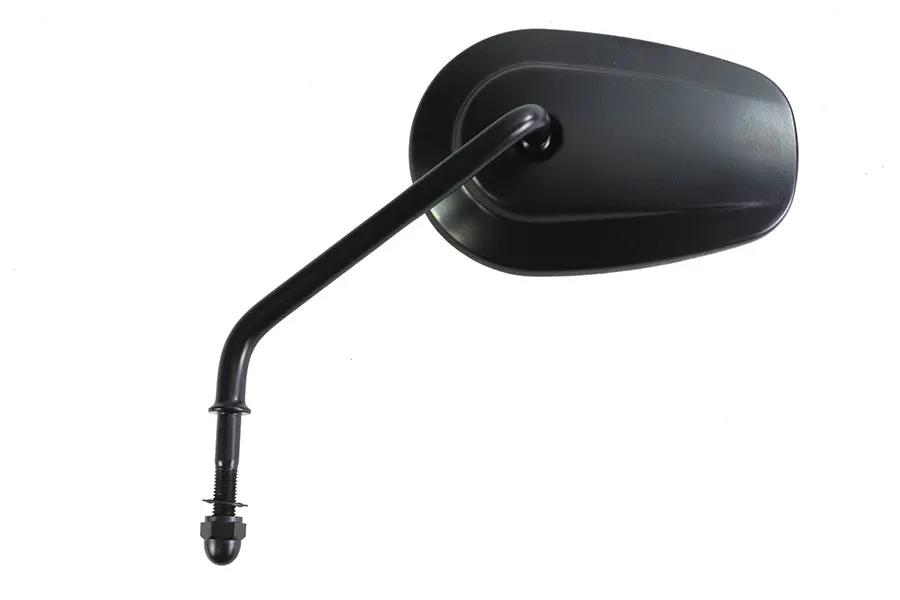 V-Twin Left Hand Long Stems Mirror with Black Finish - Part 34-1772 by V-Twin