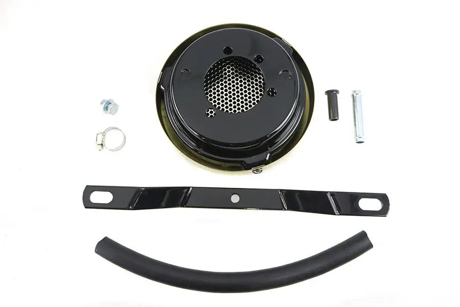 Wyatt Gatling Brass Drilled Air Cleaner for Harley Davidson FL (1972-1981) by Wyatt Gatling