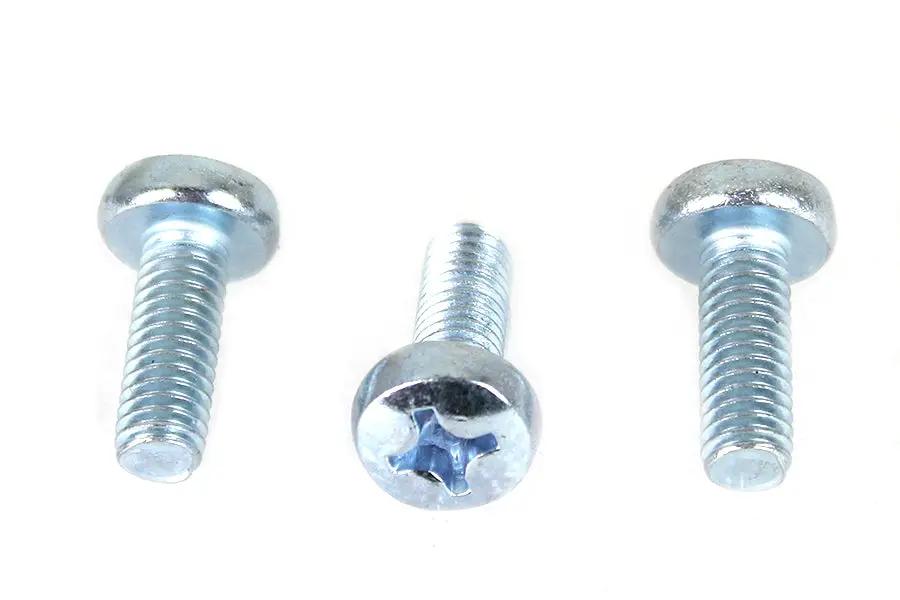 V-Twin Zinc Plated Panhead Phillips Screw Set for Harley Davidson XL - Part 68088525 by V-Twin