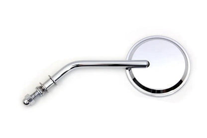 Wyatt Gatling Mini Round Mirror Left Side Only with Chrome Finish - 3 Inch Face by Wyatt Gatling