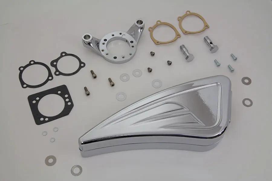 V-Twin Chrome Wyatt Gatling Air Cleaner Assembly for Harley Davidson XL (1991-2000) by V-Twin