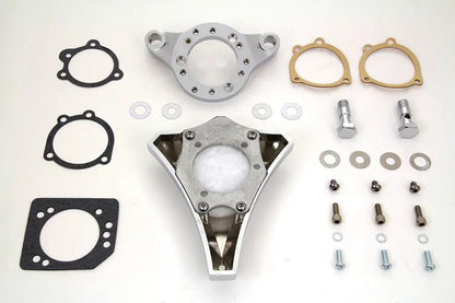 V-Twin Chrome Wyatt Gatling Air Cleaner Assembly for Harley Davidson XL Models by V-Twin