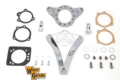 V-Twin Chrome Wyatt Gatling Air Cleaner Assembly for Harley Davidson XL Models by V-Twin