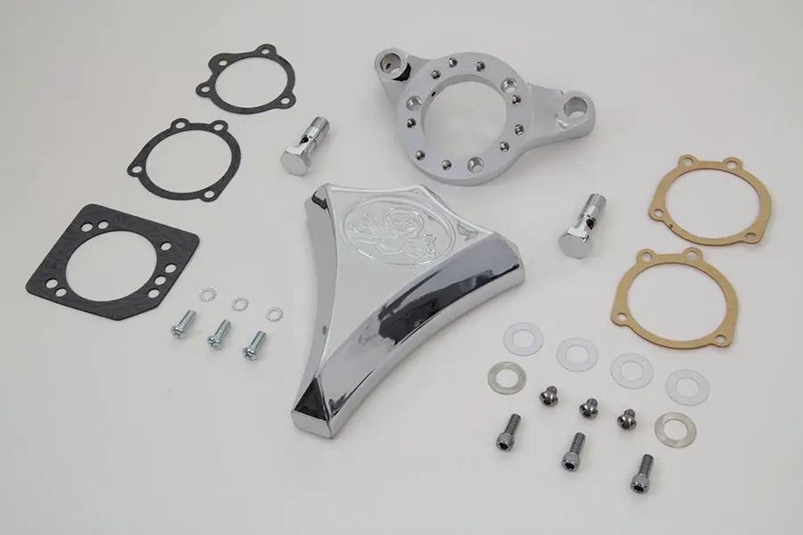 V-Twin Chrome Wyatt Gatling Air Cleaner Assembly for Harley Davidson XL Models by V-Twin