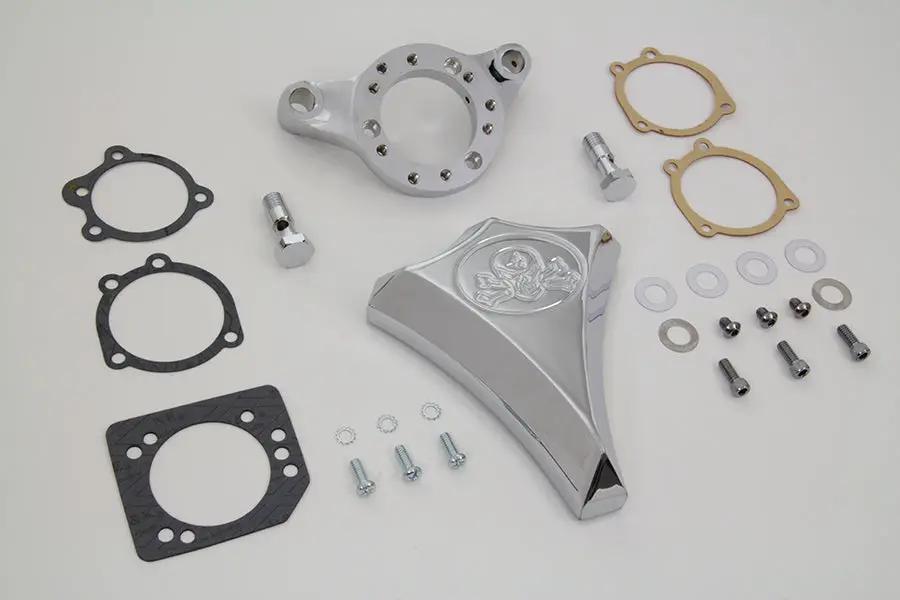 V-Twin Chrome Wyatt Gatling Air Cleaner Assembly for Harley Davidson XL Models by V-Twin