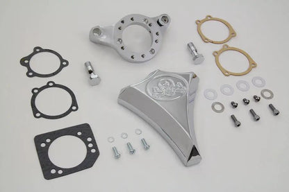 V-Twin Chrome Wyatt Gatling Air Cleaner Assembly for Harley Davidson XL Models by V-Twin