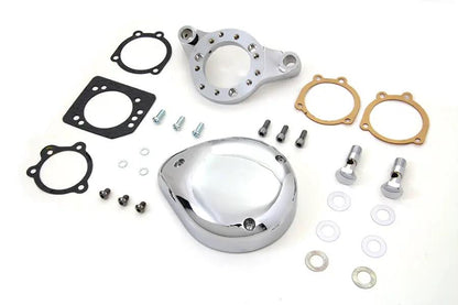 V-Twin Chrome Wyatt Gatling Air Cleaner Assembly for Harley Davidson XL Models by V-Twin
