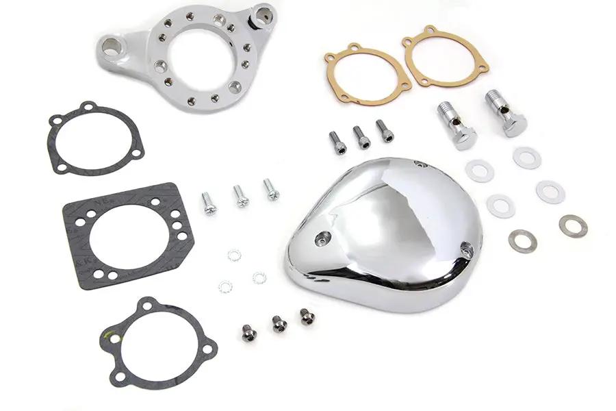 V-Twin Chrome Wyatt Gatling Air Cleaner Assembly for Harley Davidson XL Models by V-Twin