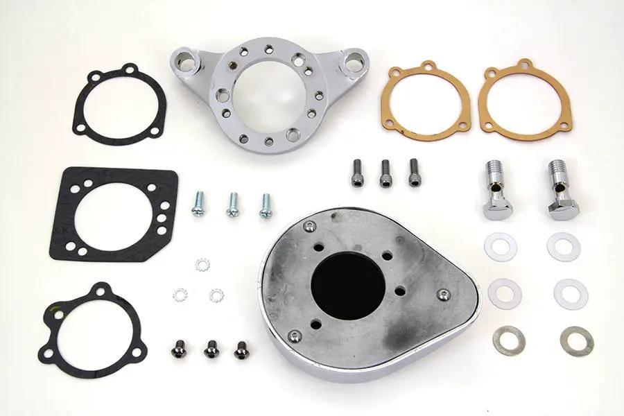 V-Twin Chrome Wyatt Gatling Air Cleaner Assembly for Harley Davidson XL Models by V-Twin