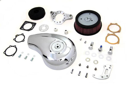 V-Twin Chrome Wyatt Gatling Air Cleaner Assembly for Harley Davidson XL 1991-2000 by V-Twin